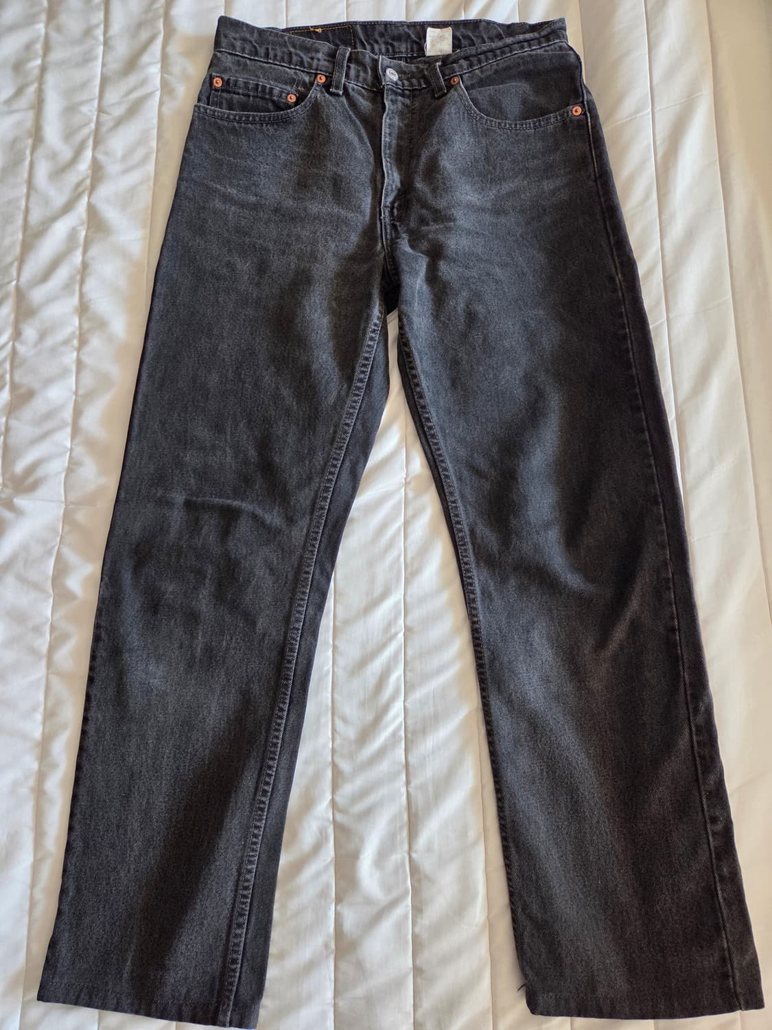 [32]리바이스 00s 505 흑청 데님팬츠 made in Canada 상품이미지1