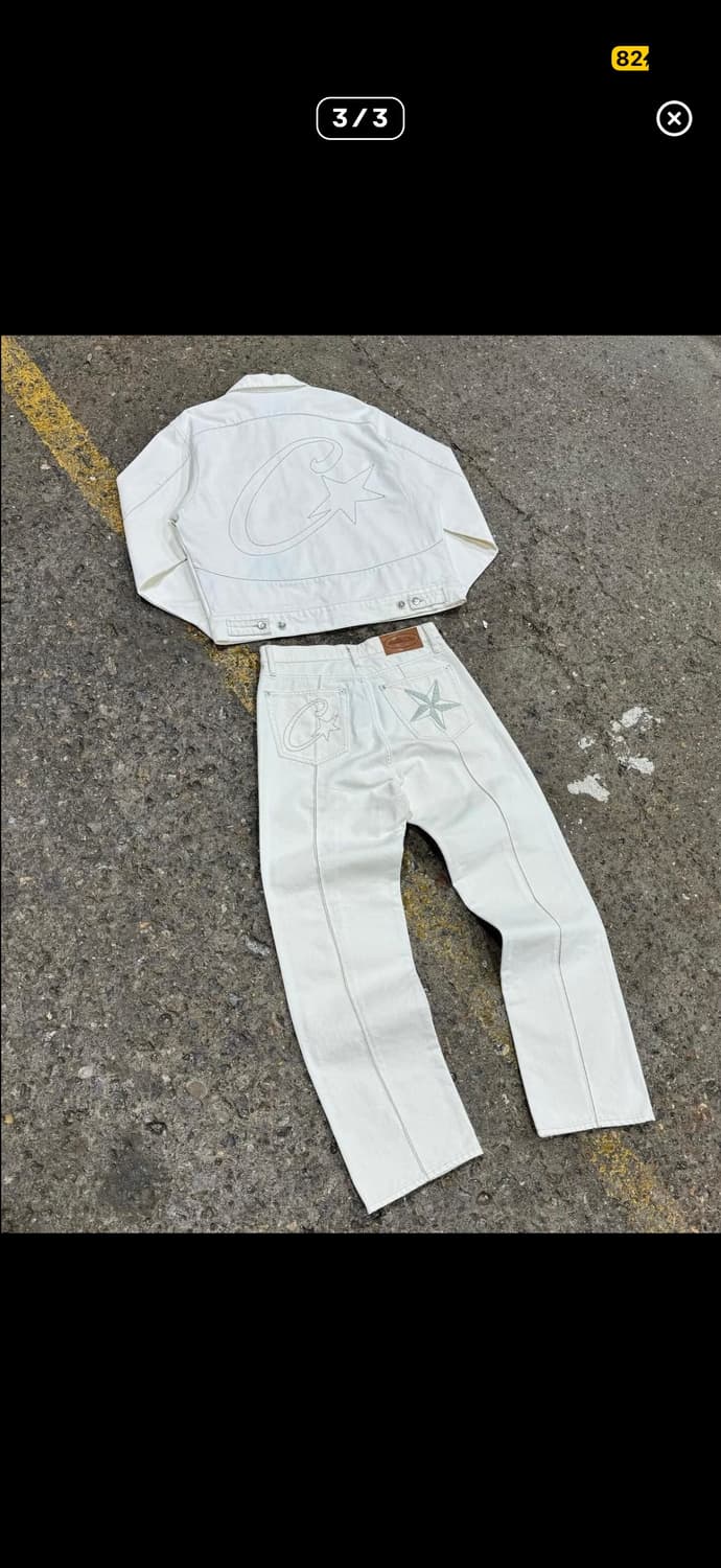 S) 코르테이즈 C 스타 데님 트러커 자켓 내츄럴 상품이미지3