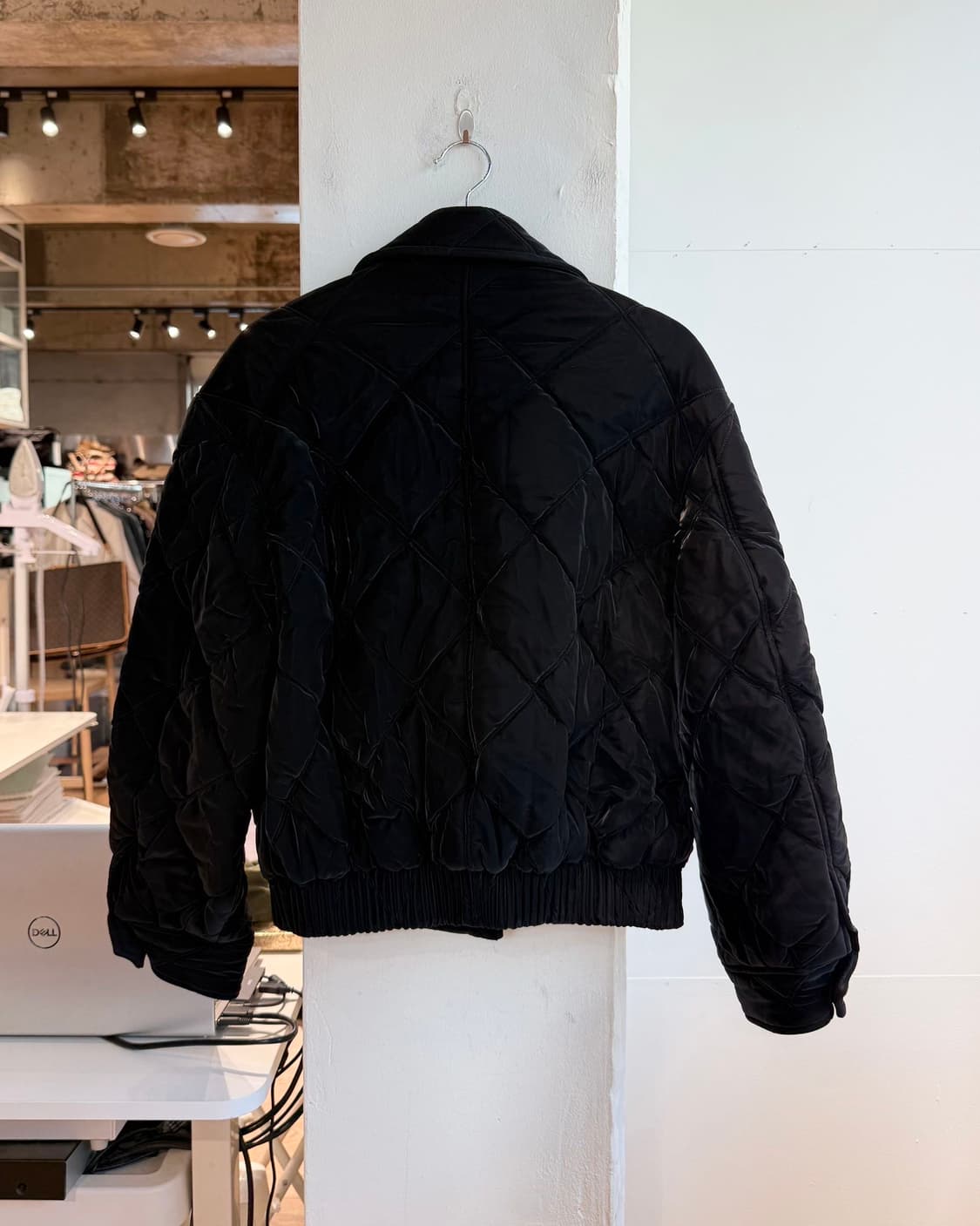 잉크 블랙 XO 싱글 포켓 퀼팅 자켓  상품이미지7