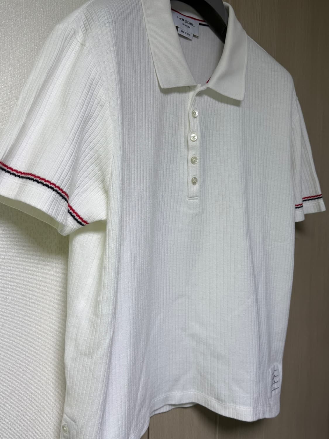 [4] 톰브라운 마이크로 써멀 니트 반팔 티셔츠 상품이미지2