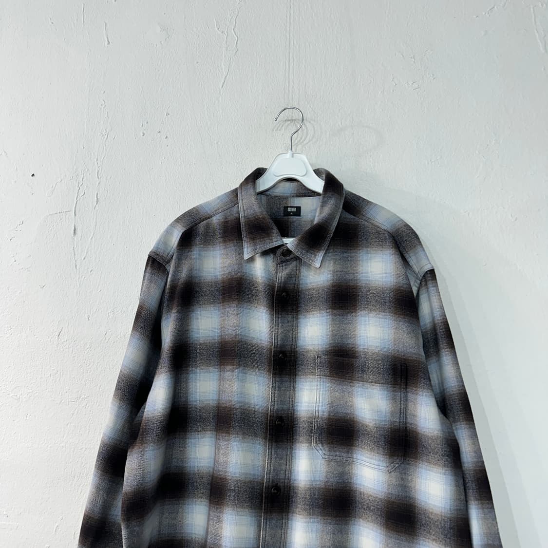 유니클로 체크남방 XL 상품이미지2