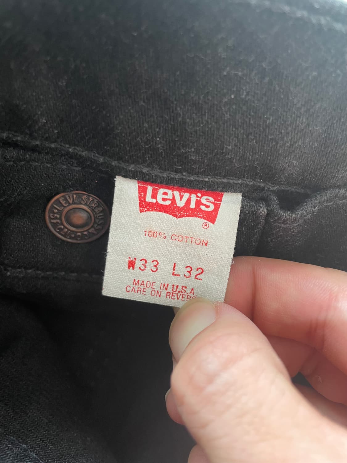 리바이스 90s 505 블랙 Made in Usa (30-31) 상품이미지3