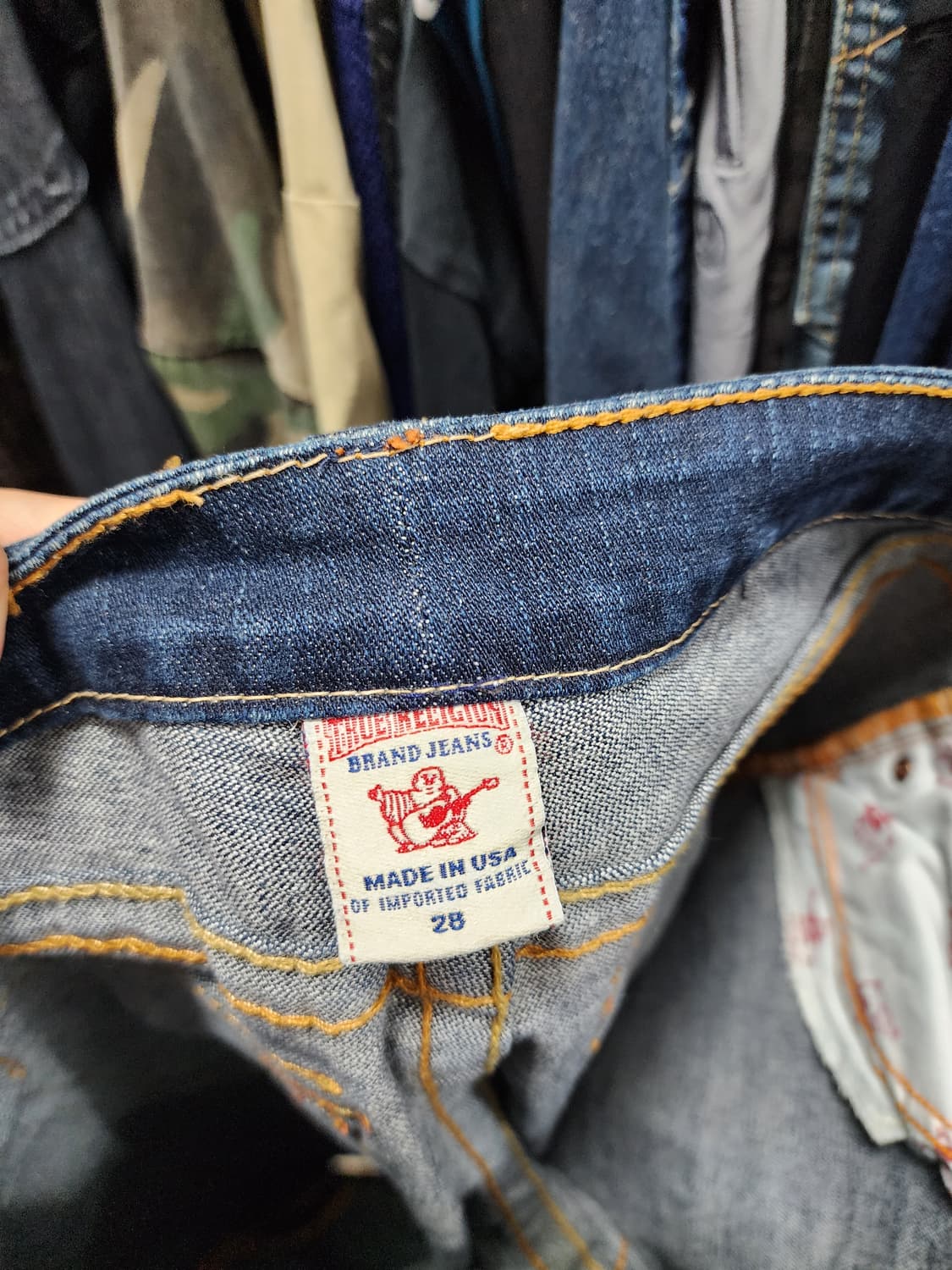 트루릴리젼 BILLY 진청 데님 상품이미지5