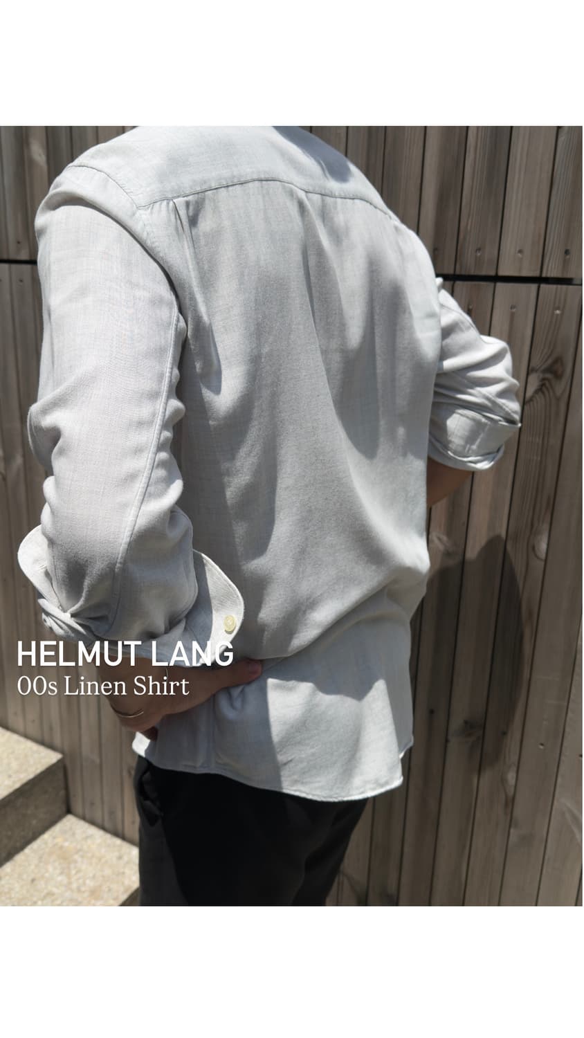 00s Helmut Lang Linen Shirt 상품이미지2