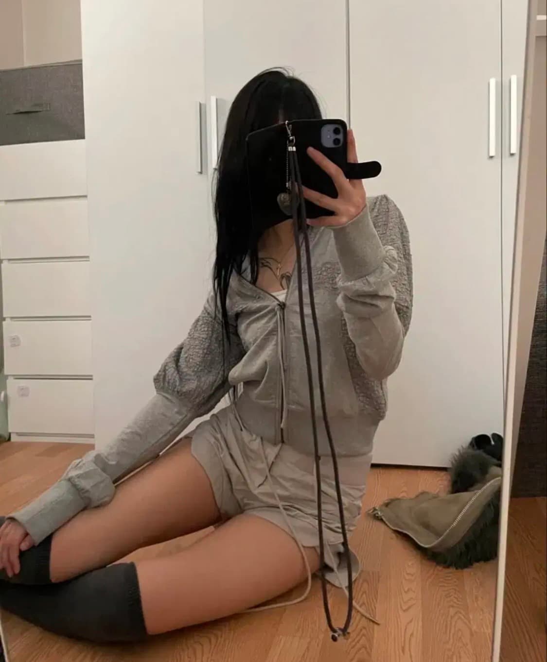 sculptor 퍼프 슬리브 집업 후디 상품이미지2