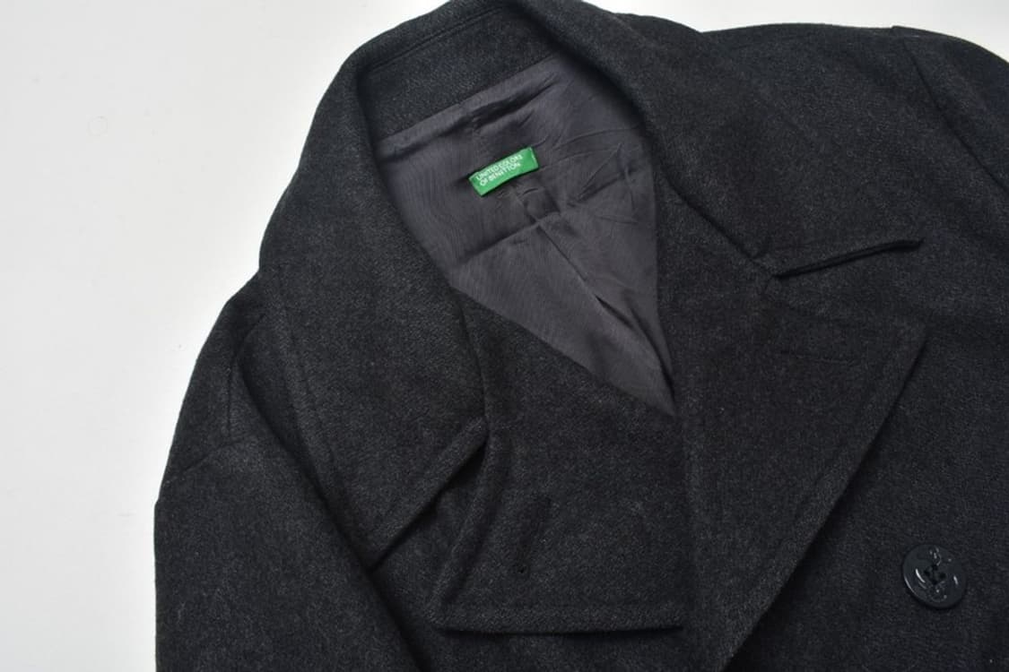 90S 베네통 울 피코트 L N1120 상품이미지5