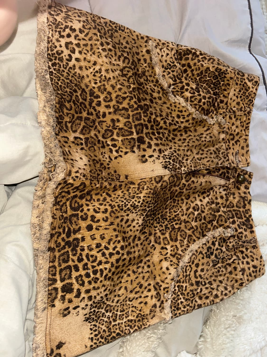 빈티지 레오파드 스커트 상품이미지1