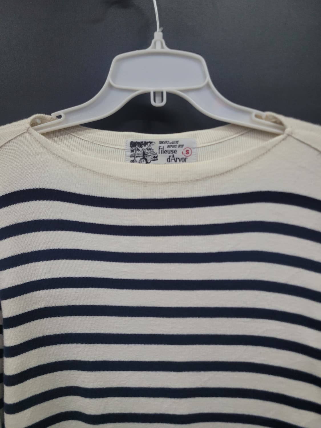 Fileuse d'Arvor 프랑스 단가라 셔츠  상품이미지2