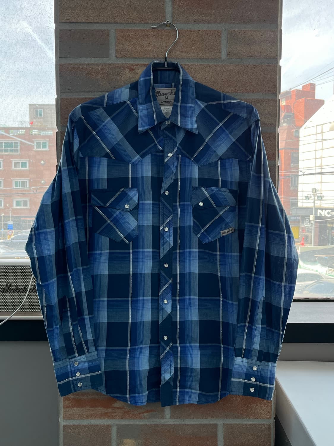 랭글러 웨스턴 체크 셔츠 상품이미지6