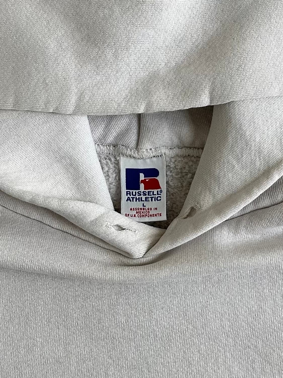 90s 빈티지 러셀 후드 화이트 L 상품이미지6