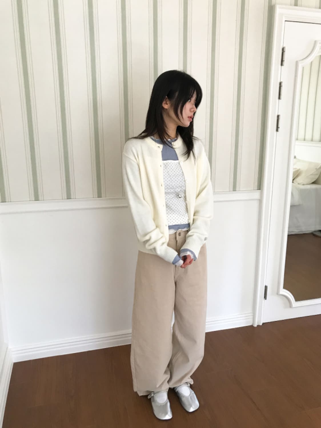 서울베이스드 라운드 가디건 상품이미지1