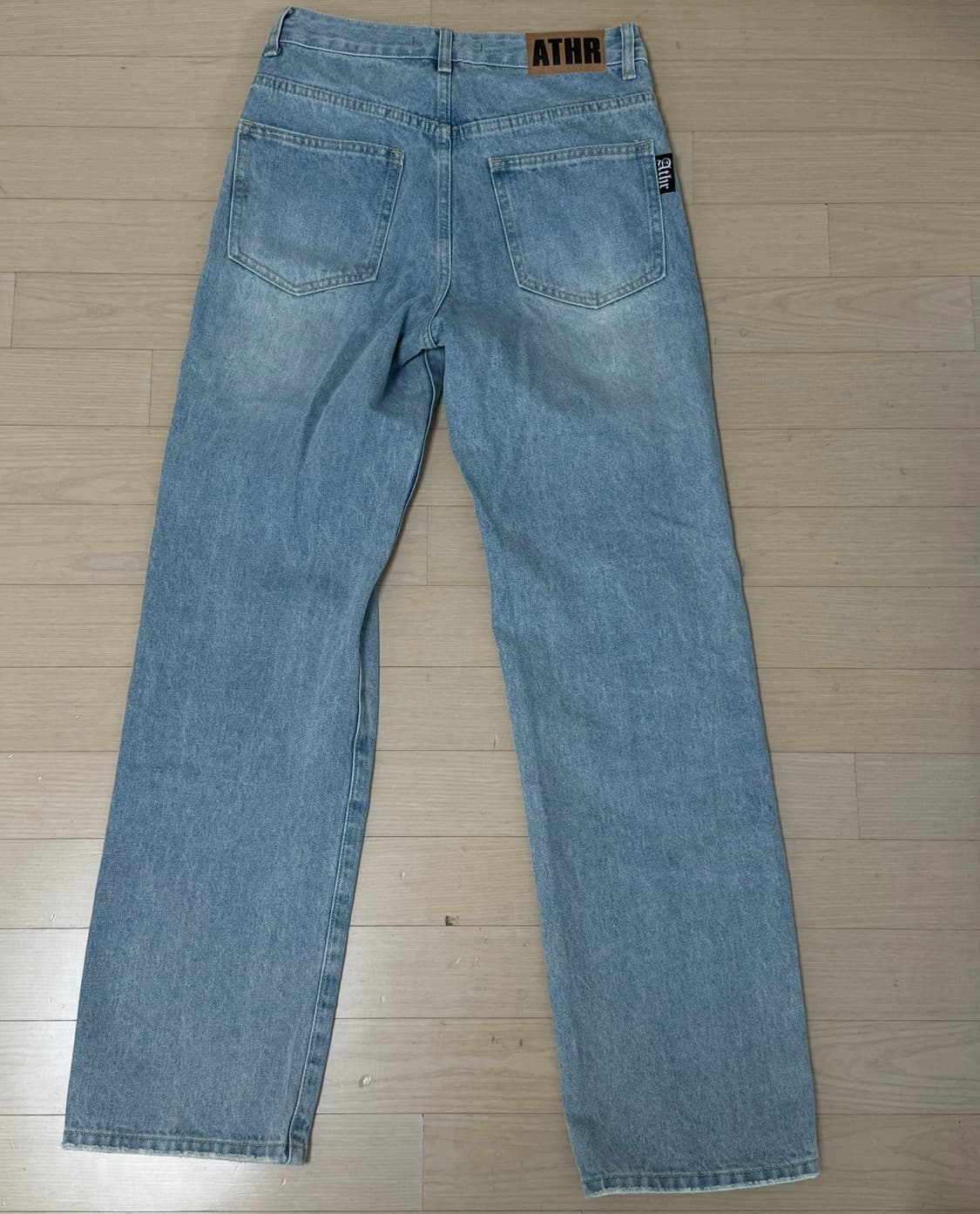 앤디아더 세미 스트레이트 데님진 블루 상품이미지2