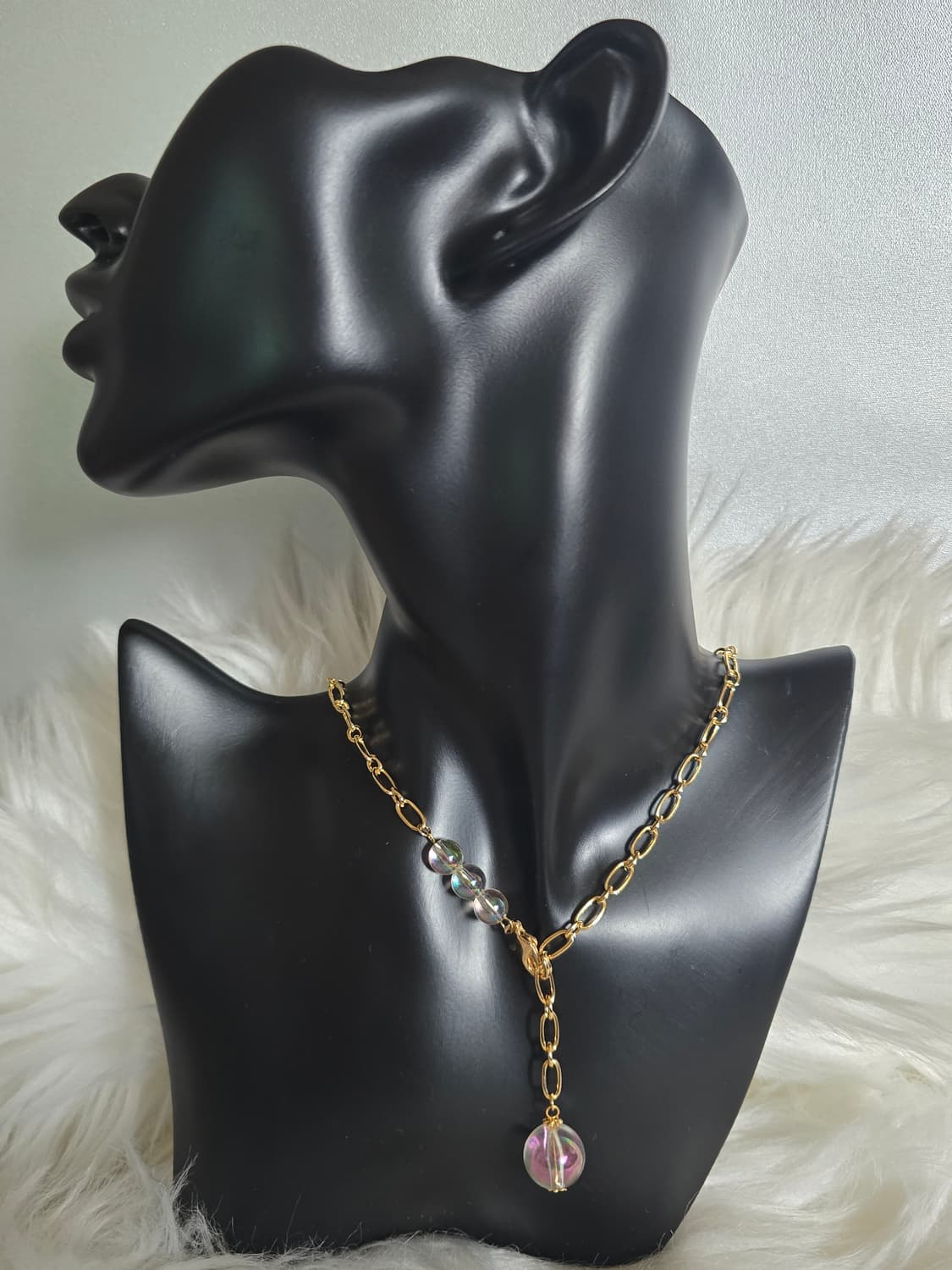 오로라 비즈 목걸이 상품이미지1