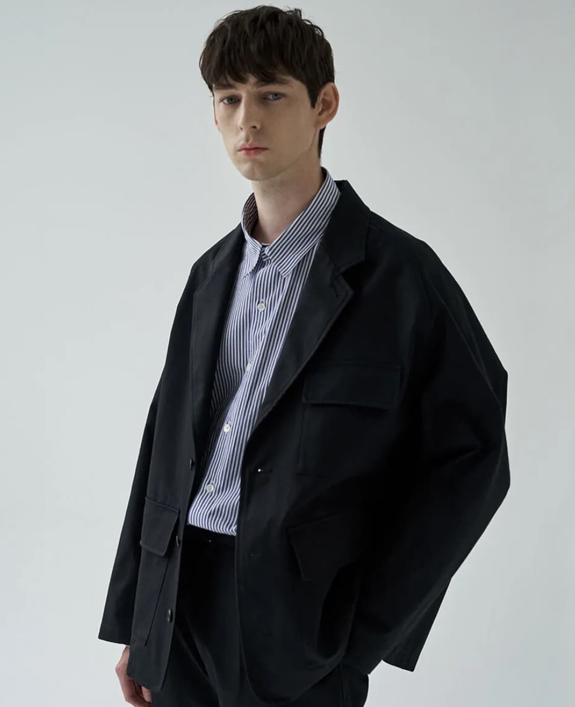 콘티누아 벤타일 코튼 라글란 자켓 continua 상품이미지5