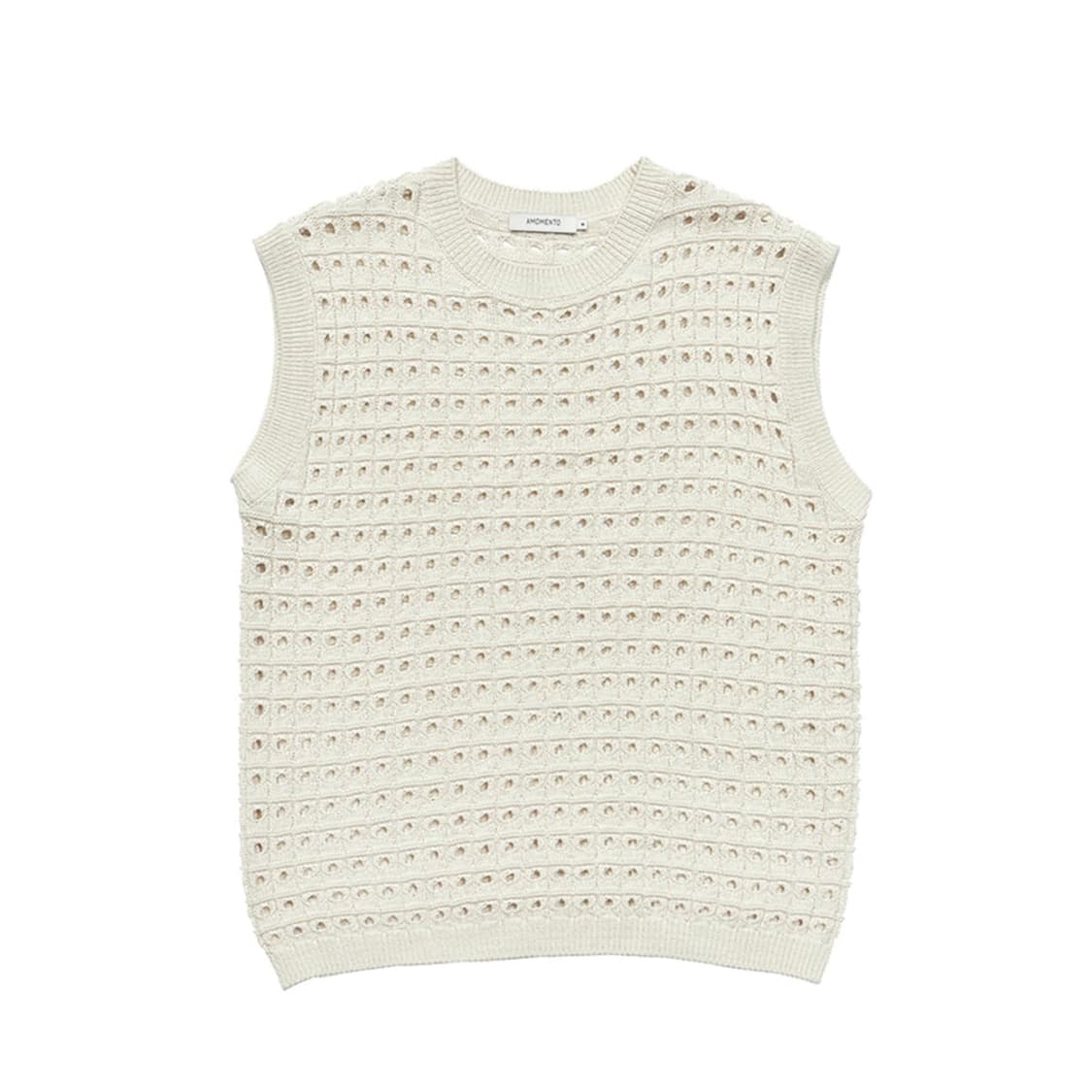 아모멘토 Cotton Knit Vset Ecru 상품이미지2