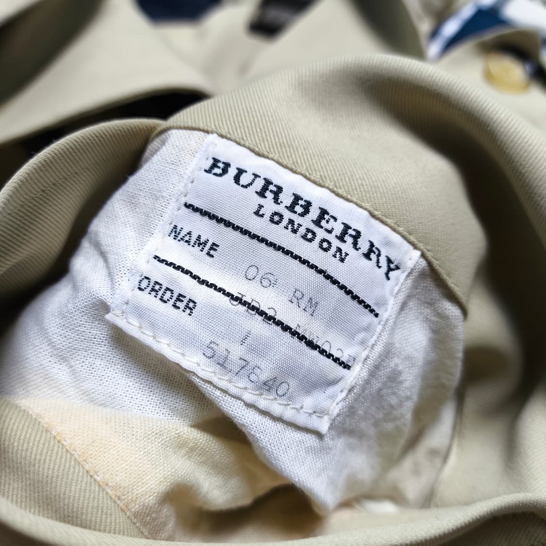 [Made in ENGLAND] BURBERRY 캠든 싱글 트렌치 코트 상품이미지8