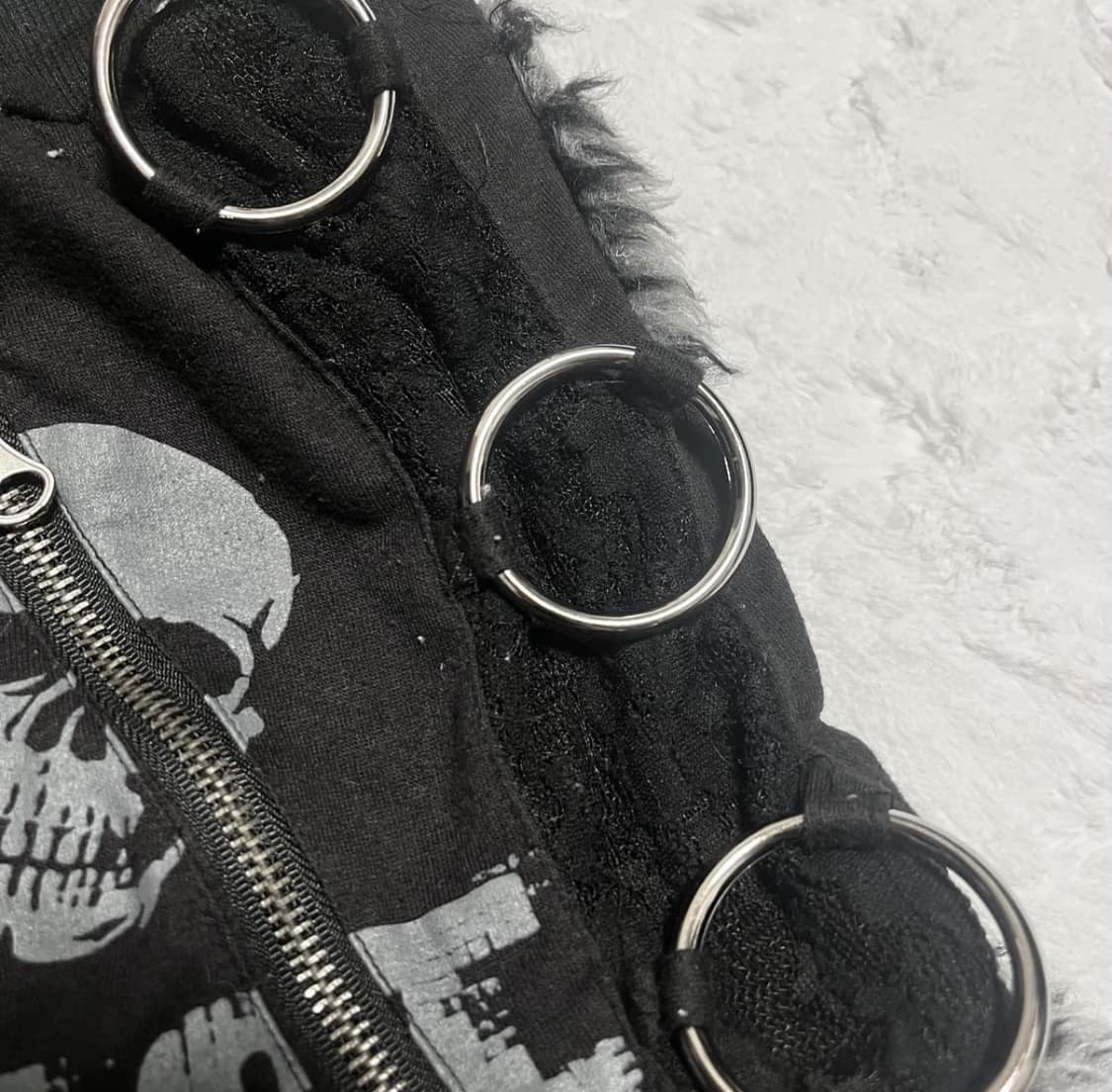 갸루 펑크 퍼 팬츠 상품이미지4