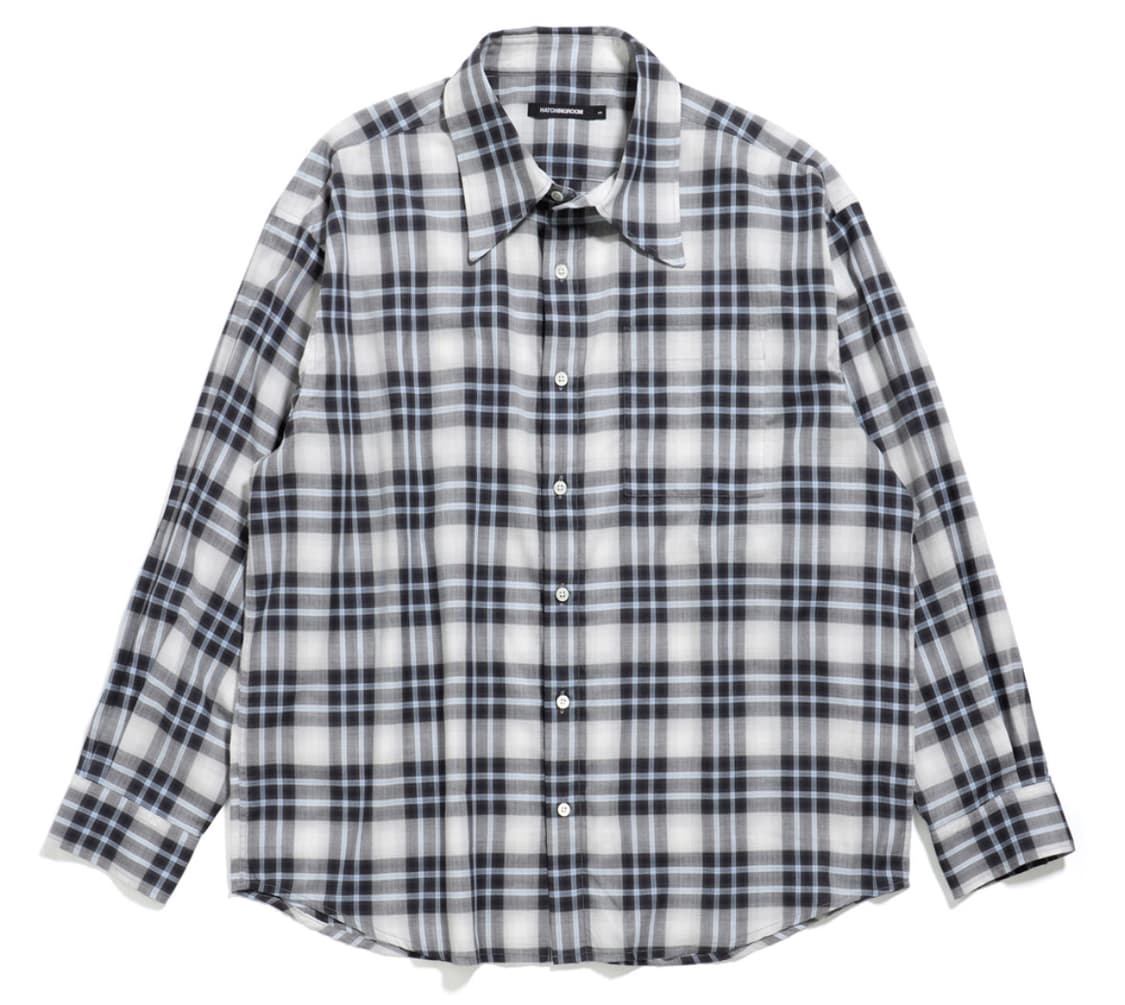 해칭룸 아카이브 체크 셔츠 오레오 상품이미지1