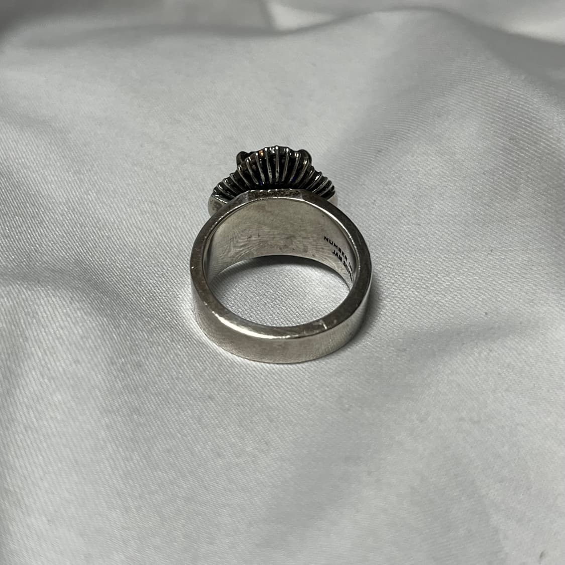 넘버나인x잼홈메이드 925 실버 블루스톤 링 상품이미지4