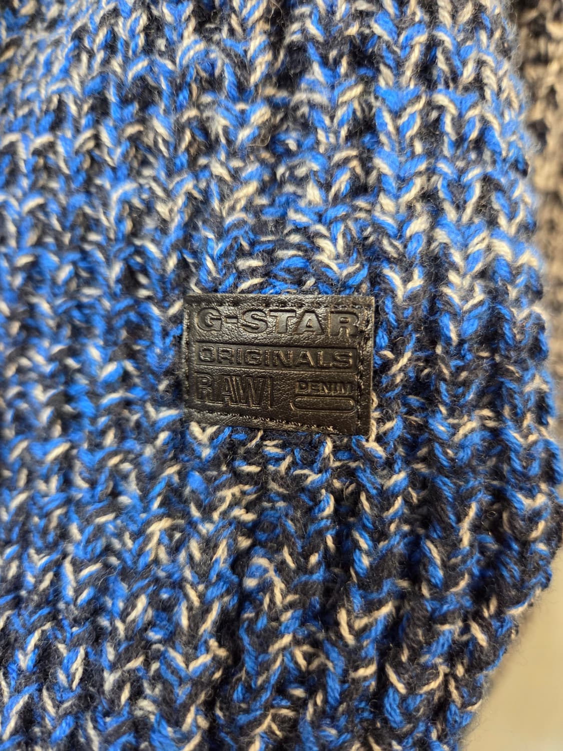 G-STAR네이비/블루 그라데이션 니트 스웨터(M) 상품이미지3