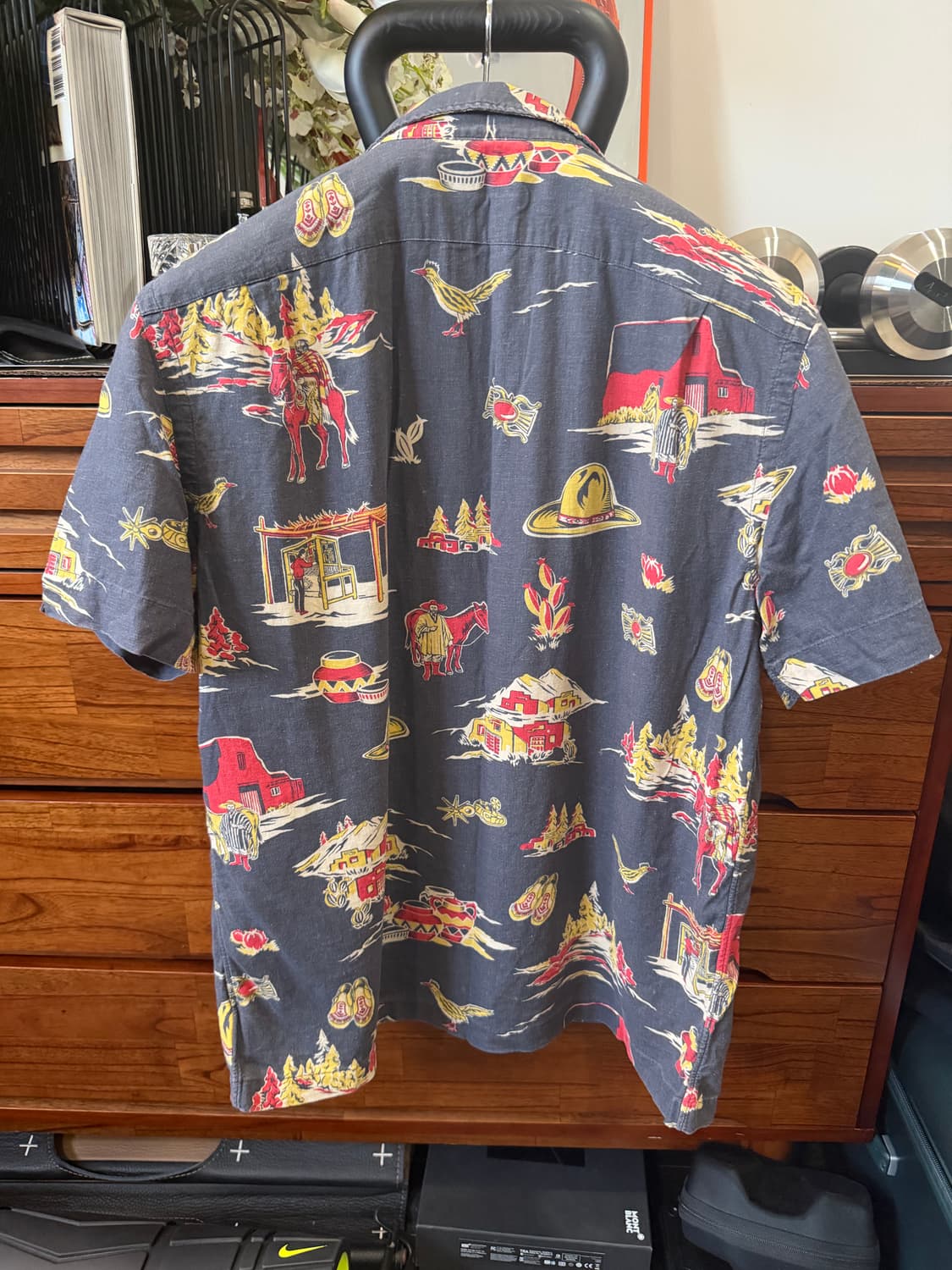 Rrl 린넨 블랜디드 캠프 셔츠 M 상품이미지2