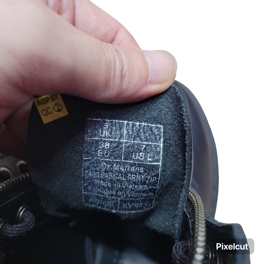 닥터마틴 1460 8홀 파스칼 프론트 집 블랙 나파 상품이미지7