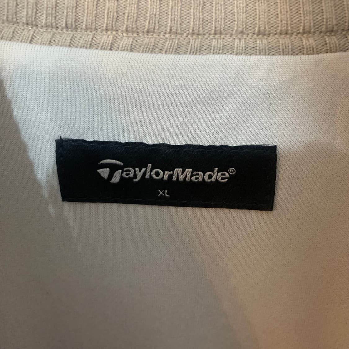 XL 테일러메이드 골프 투톤 배색 반집업 방풍 니트 상품이미지6