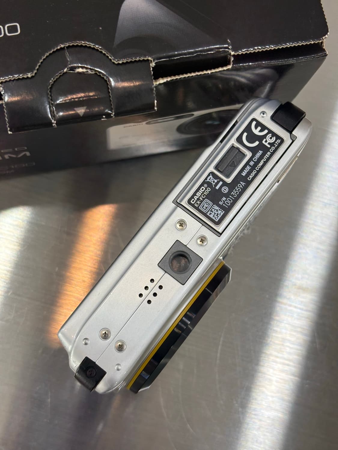 풀박/날짜표시)카시오 엑슬림 fc-100 빈티지디카 상품이미지7