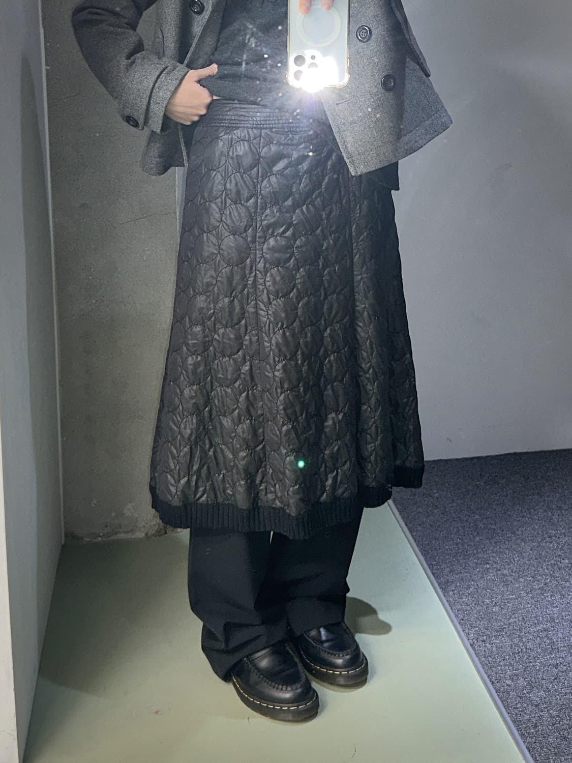 circle quilted skirt 상품이미지4