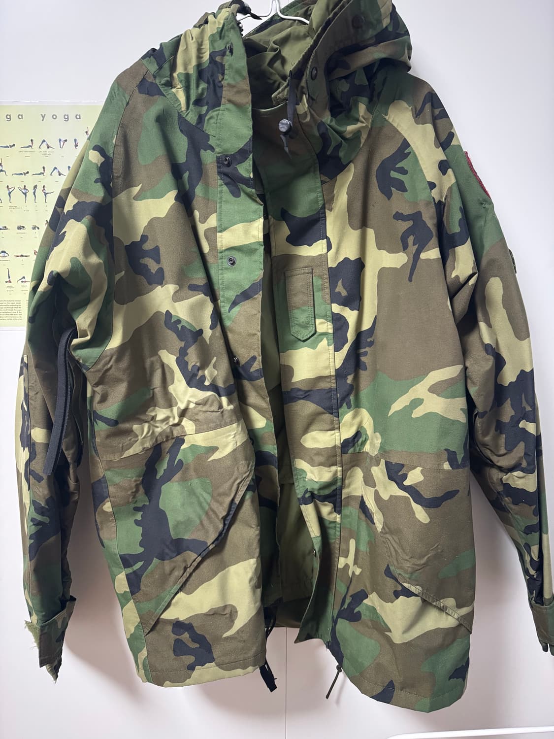 우드랜드 미군 정품 바람막이 팝니다(고어텍스) 상품이미지1