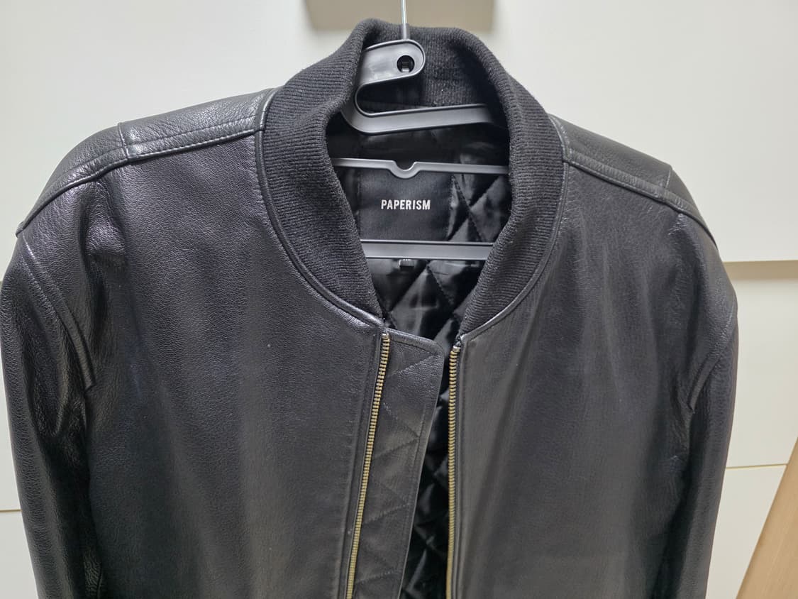 페이퍼리즘 리얼레더바머자켓 염소가죽 상품이미지3