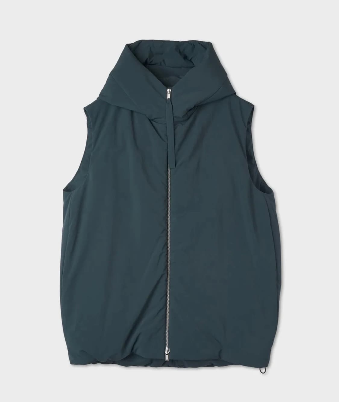 질샌더 패디드 후드 다운 베스트 상품이미지1