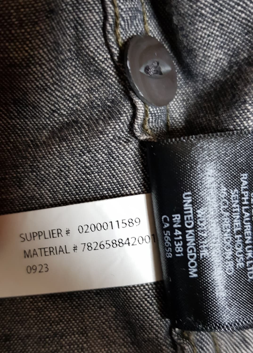 [새상품/M] RRL 데님 워크셔츠 팝니다. 상품이미지6