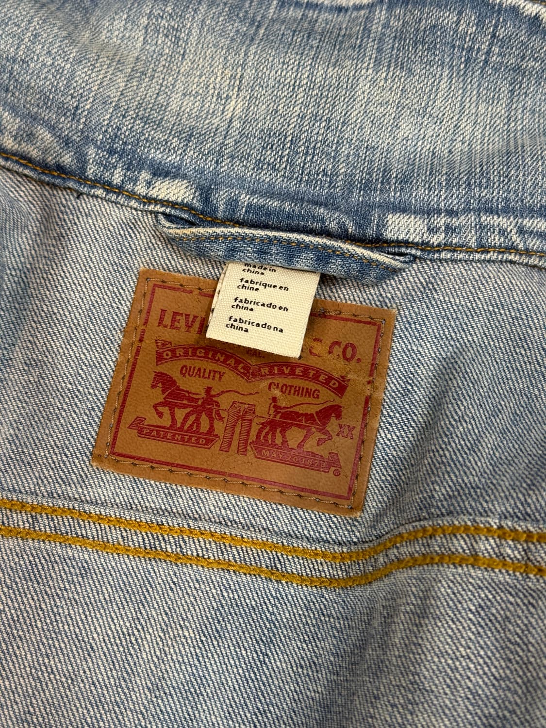 Levi’s 세미 크롭 데님 트러커 자켓 상품이미지8