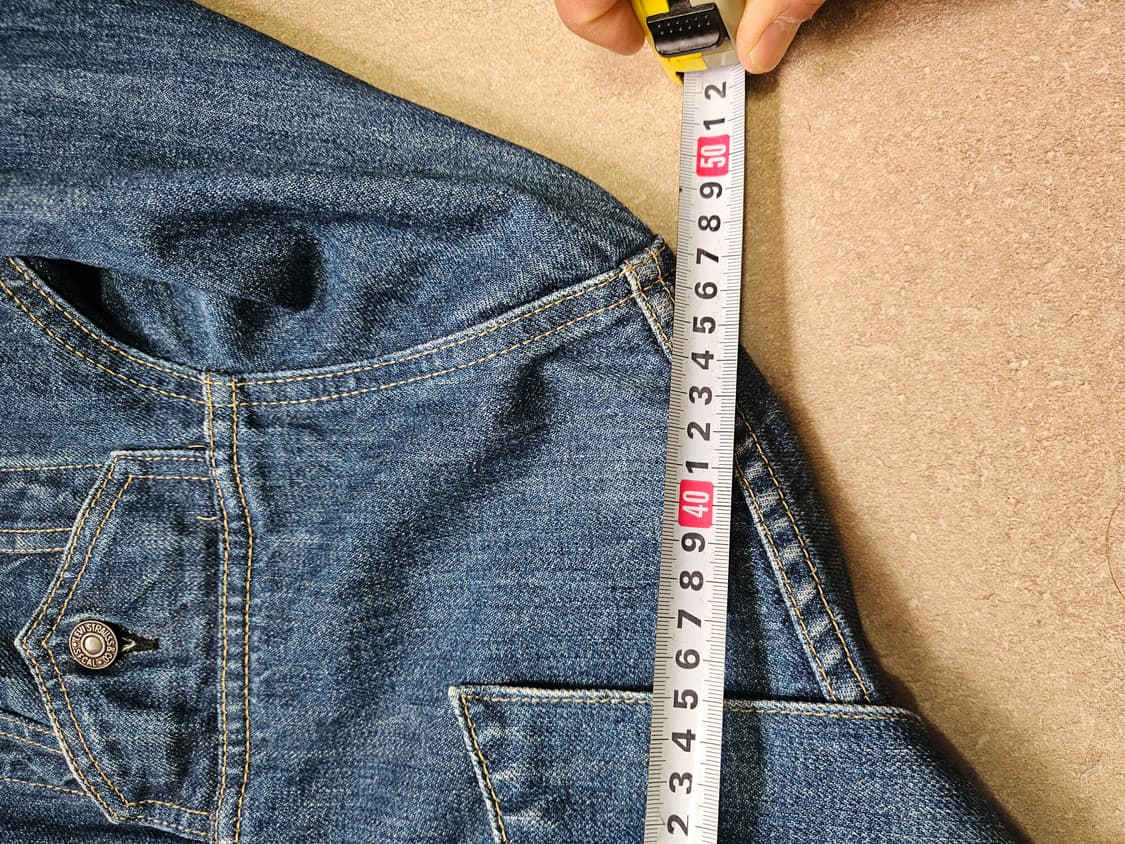 Jp lvc 3세대 청자켓 40 사이즈 리바이스 데님 트러커 상품이미지4