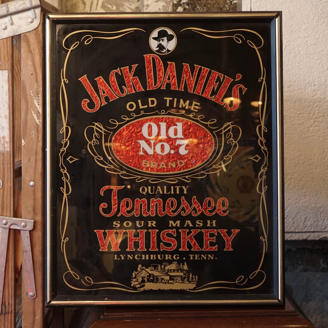 빈티지 잭다니엘 거울 액자 상품이미지1