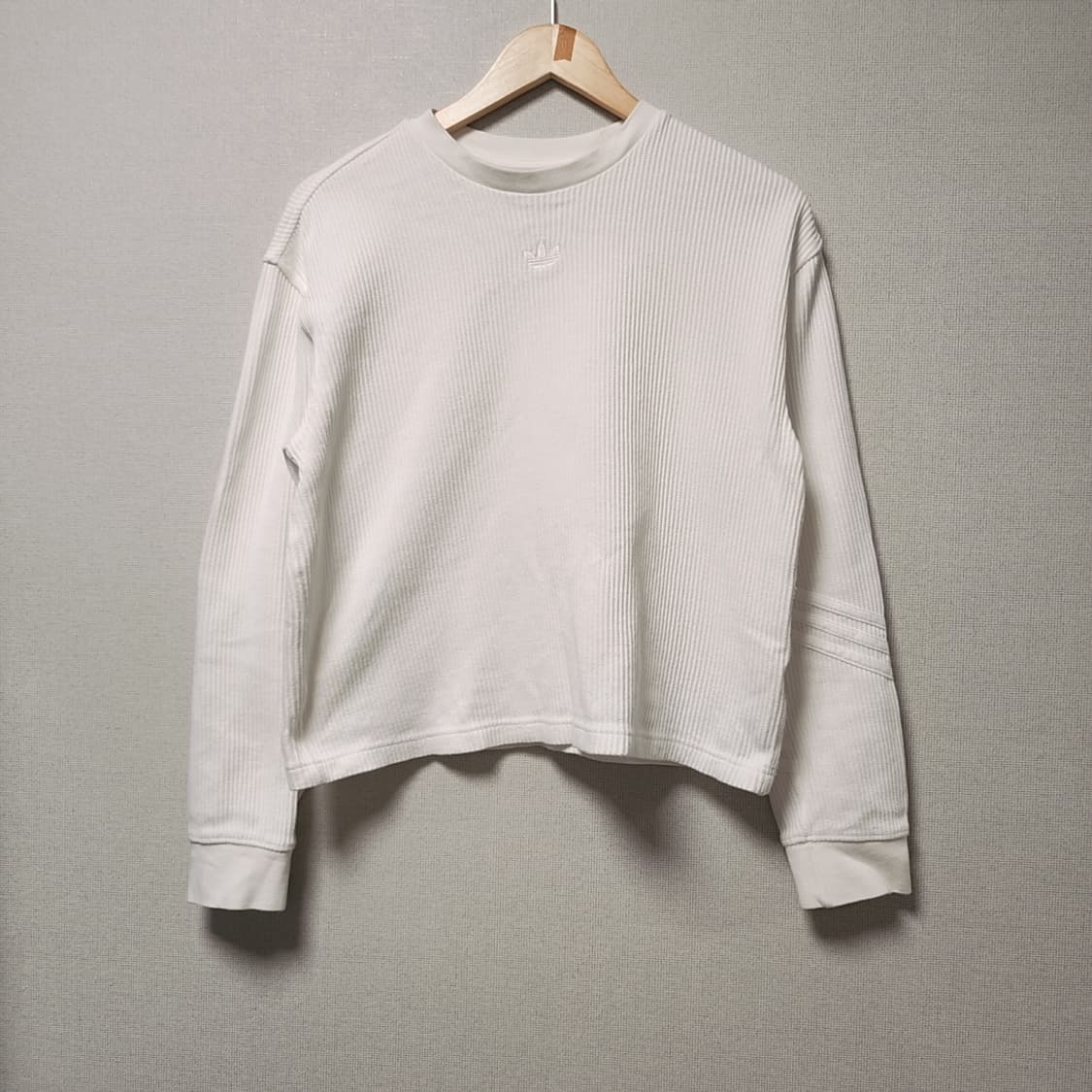 [S] 아디다스 골지 와플 긴팔 티셔츠 상품이미지1