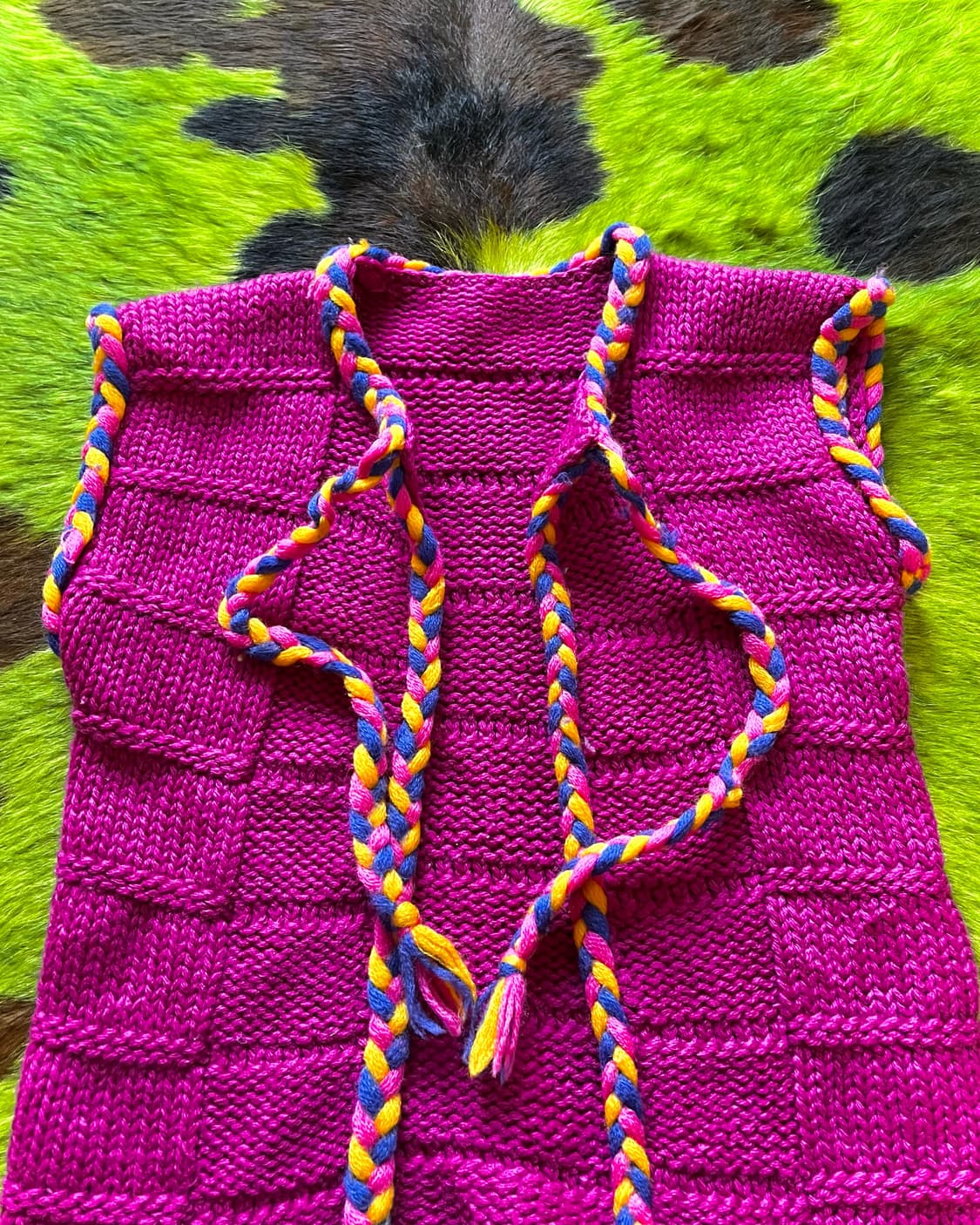 Jpn Handmade Heavy Wool Knit Vest 상품이미지5