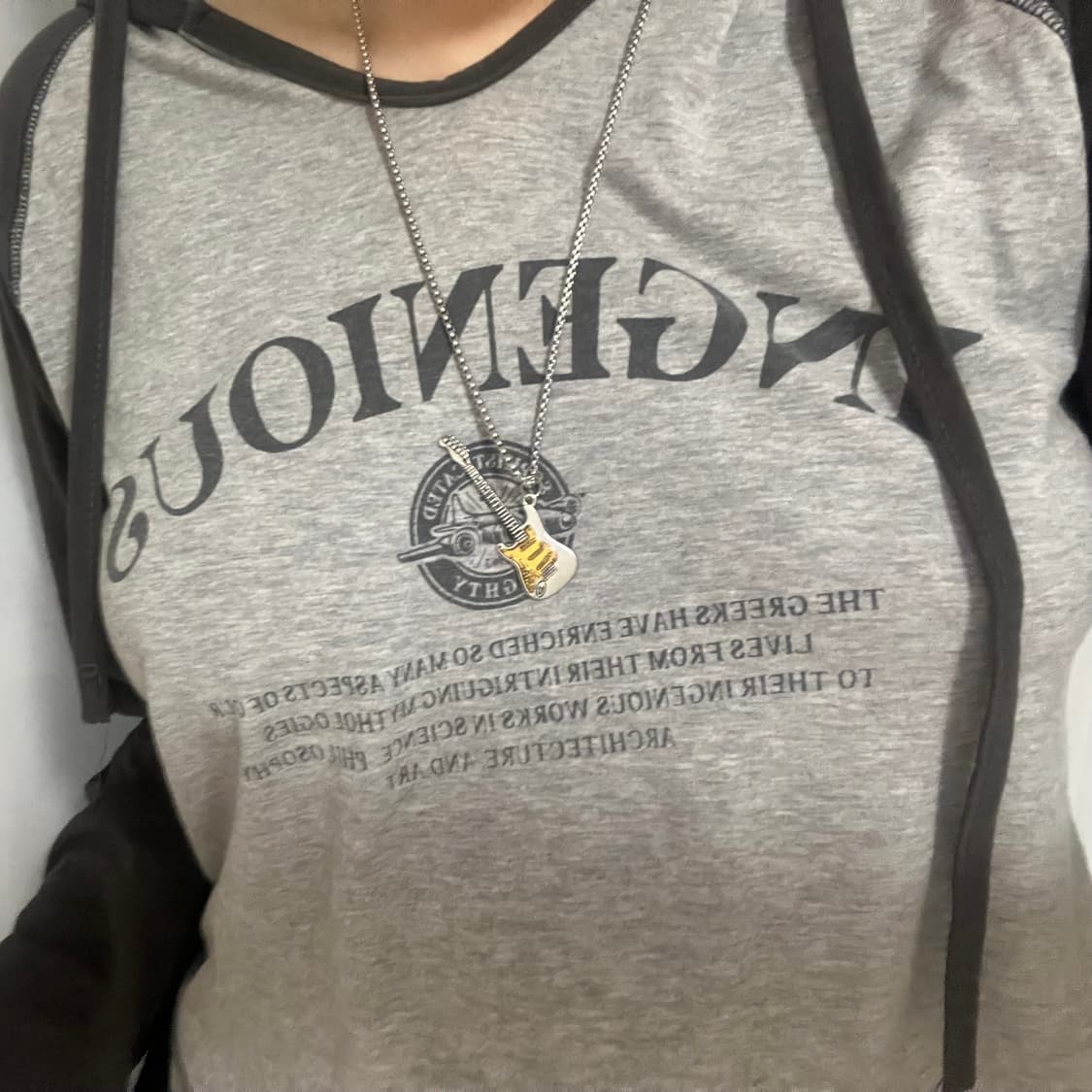 빈티지 일렉기타 펜던트 목걸이 상품이미지10