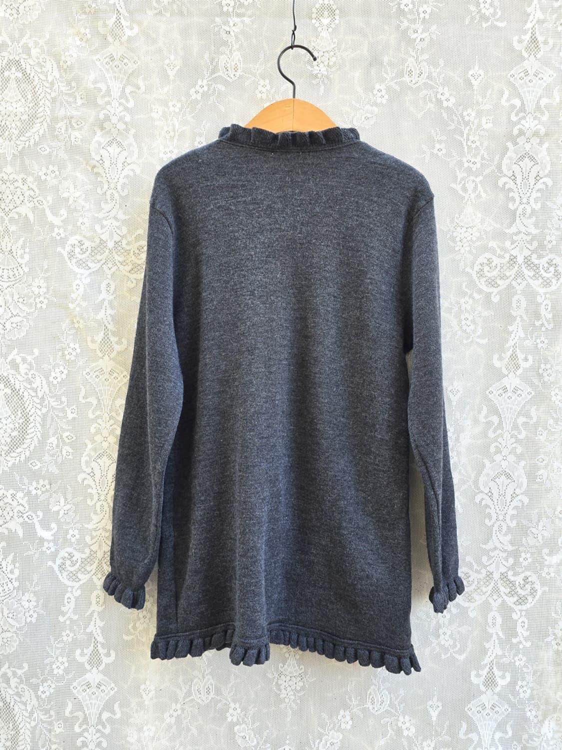 빈티지 금장단추 울 100% 가디건 상품이미지6