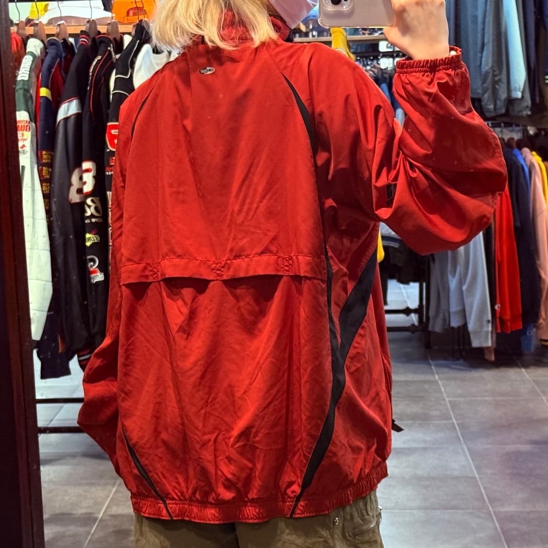 [NO.9] 아디다스 레드 빈집업 바람막이 상품이미지5