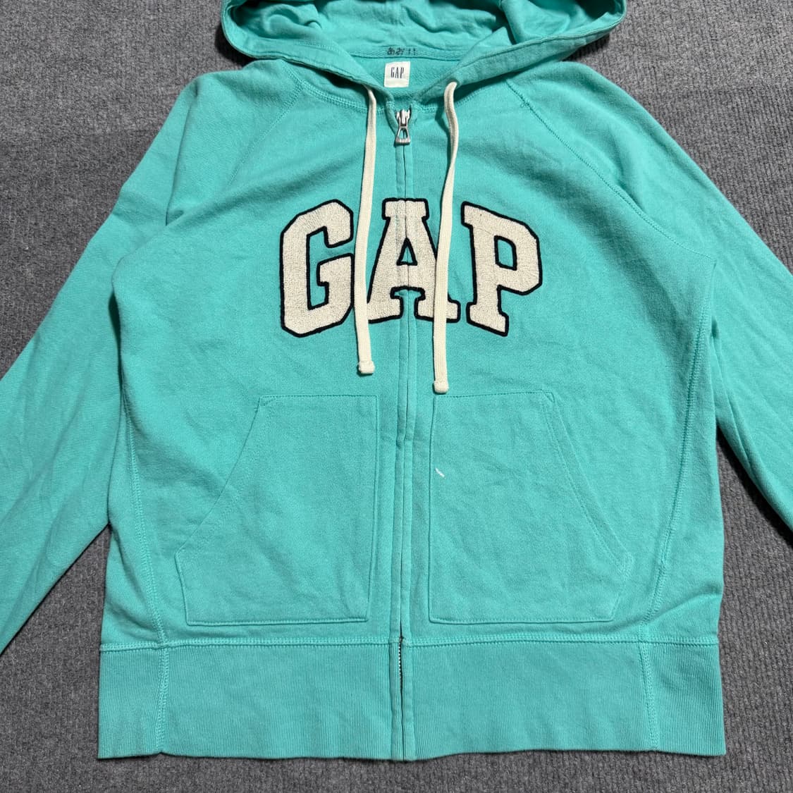 갭 민트 후드집업 m 상품이미지2