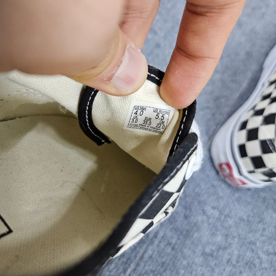 반스 어센틱 체커보드 220(급처) 상품이미지6