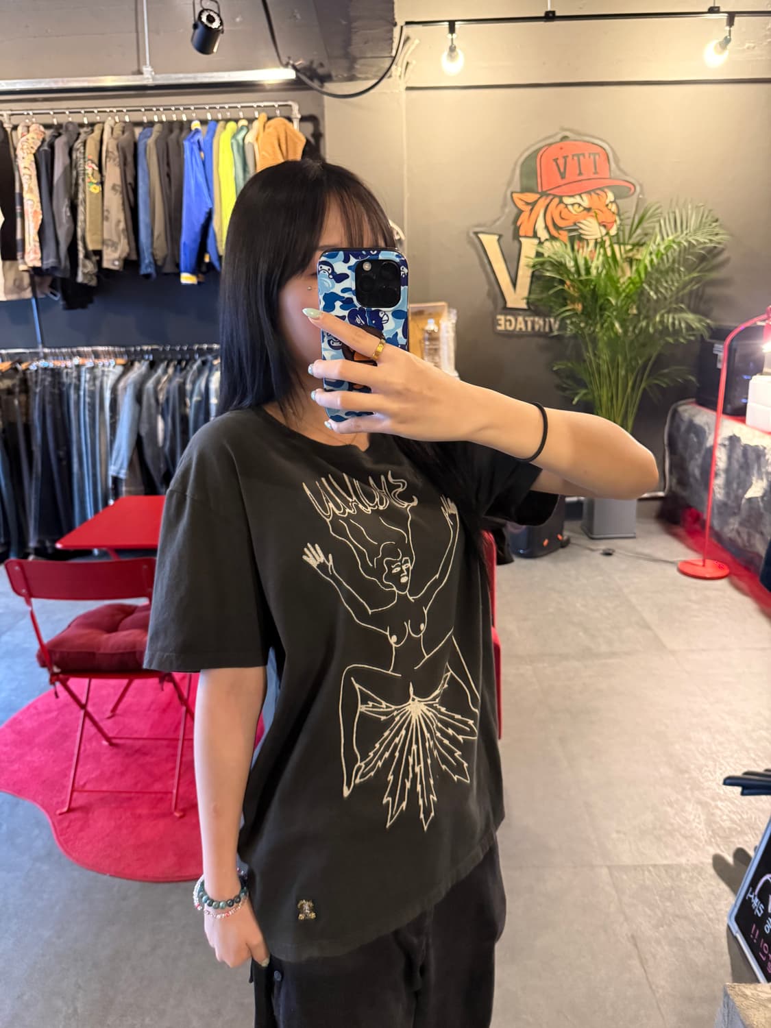 WACKO MARIA 와코마리아 그래픽 반팔 티셔츠 상품이미지1