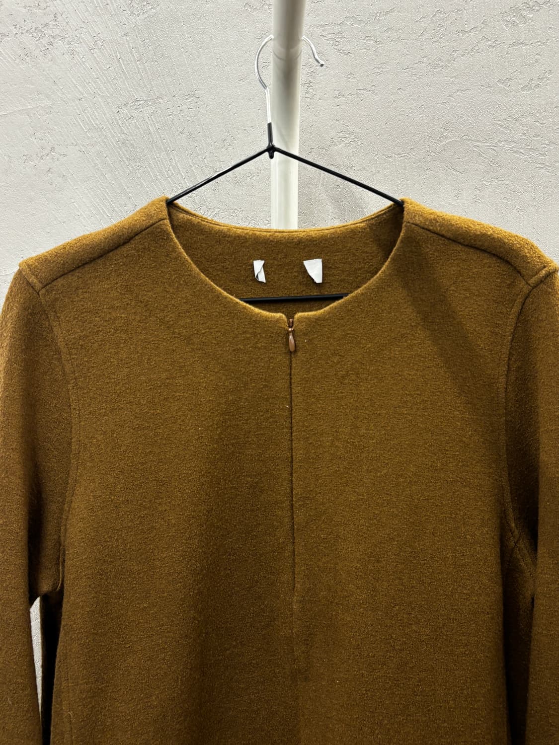 COS 브라운 롱 슬리브 원피스 상품이미지3