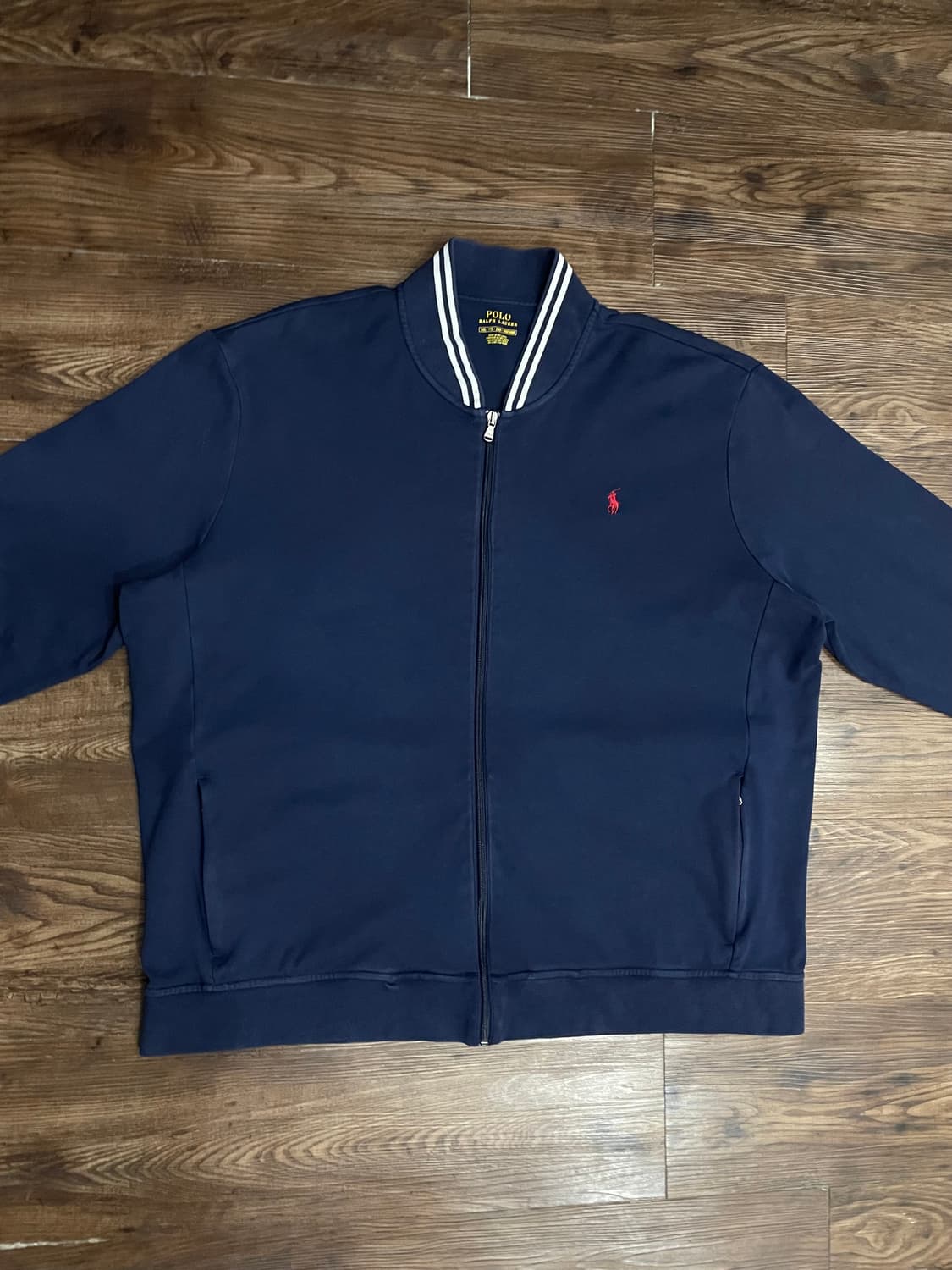 폴로 랄프로렌 네이비 코튼 집업 자켓 상품이미지1