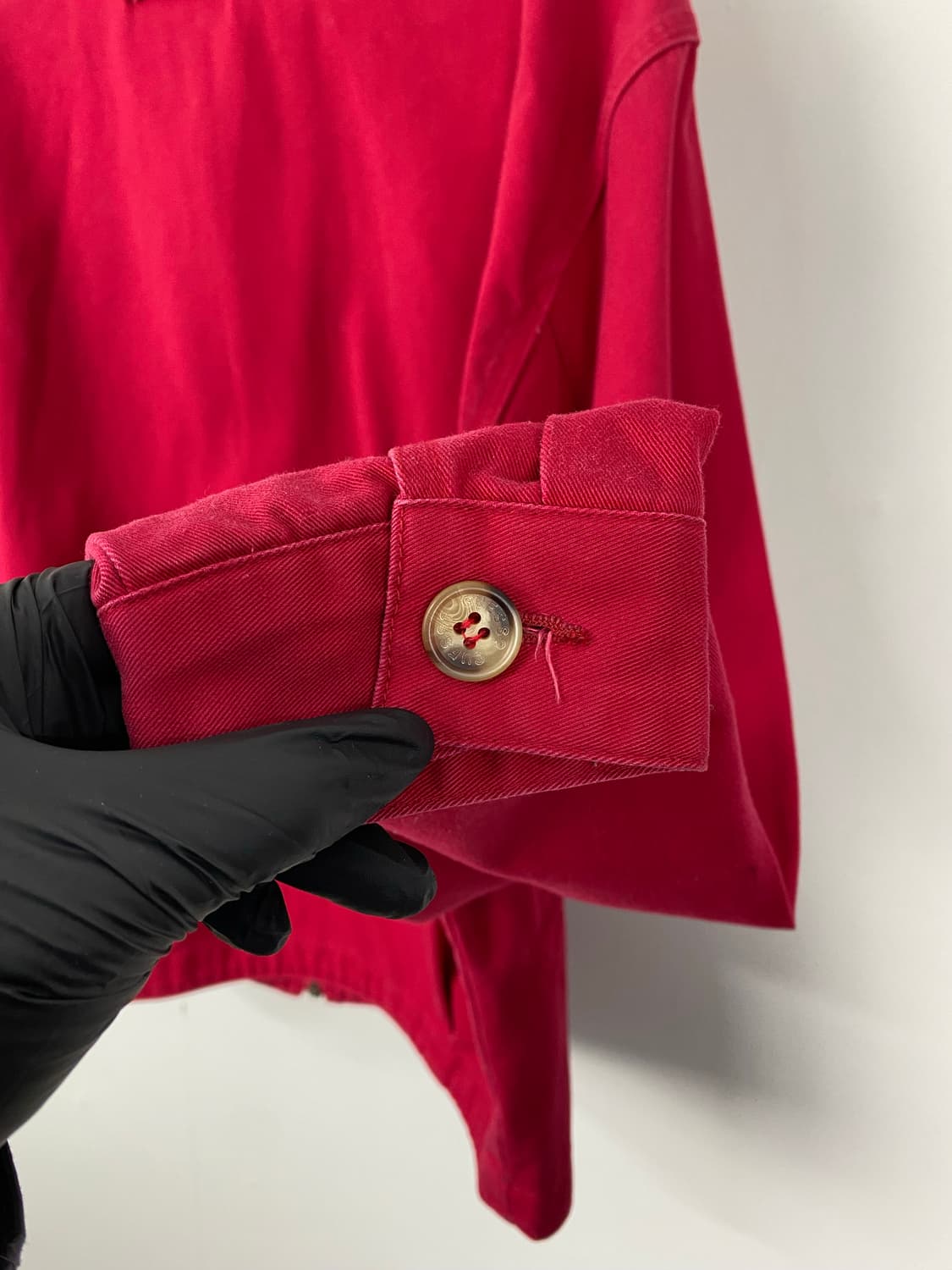 게스 진 레드 워크자켓 S 상품이미지5