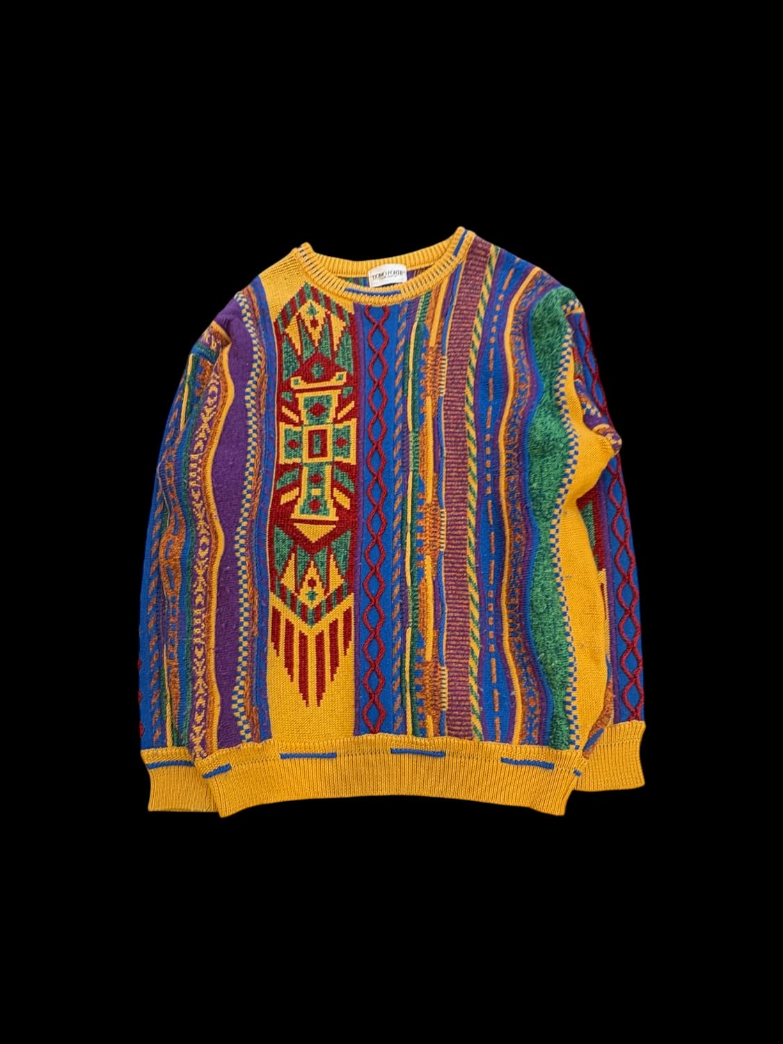 우오모 포르테 멀티 패턴 니트 상품이미지2