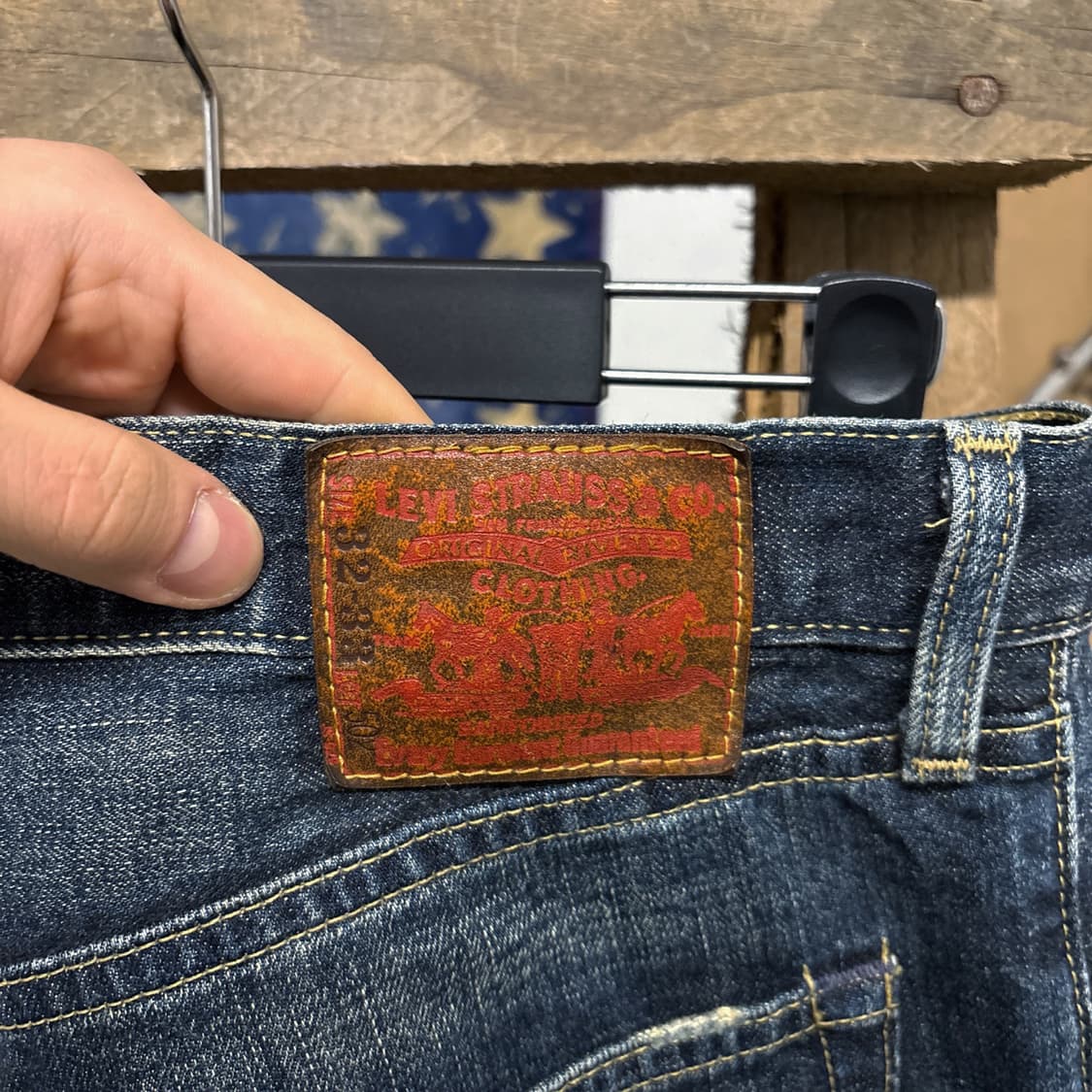 00s 리바이스 502 슬림스트레이트 샌드워싱 데님팬츠 캣브러쉬 N663 상품이미지7