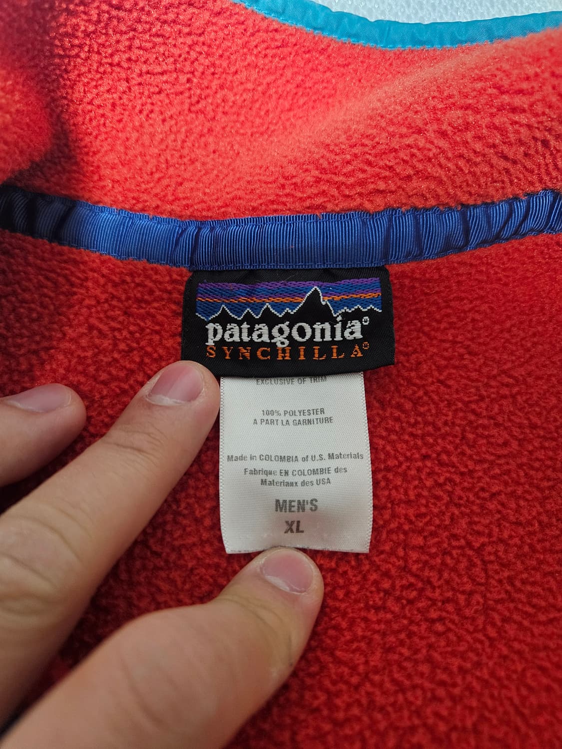 파타고니아 신칠라 더콰이즈 오렌지 XL 상품이미지7